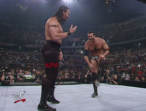 Image result for WWE Backlash 2002 Scott Hall w/X-Pac vs Bradshaw